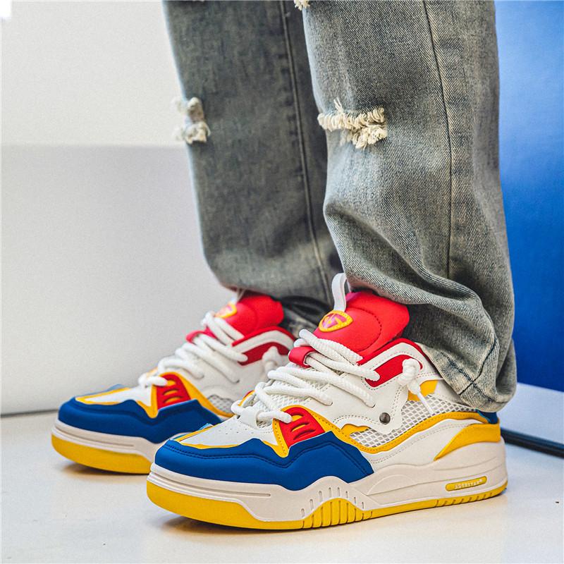 Fashion 2024 Original Skateboard Shoes Men Fashion Colorful Sneakers Men Streetwear Hip Hop Platform Shoes Men Designer Skate Sneakers