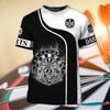Beer And Darts 3D Print Men T-shirt Summer Cool Streetwear O-Neck Short Sleeve T Shirts Oversized Harajuku Boys Kids Tees Tops