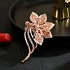 National Style Temperament High-grade Freshwater Pearl Elegant and Plain Lotus Brooch Coat Corsage Anti-light Accessories