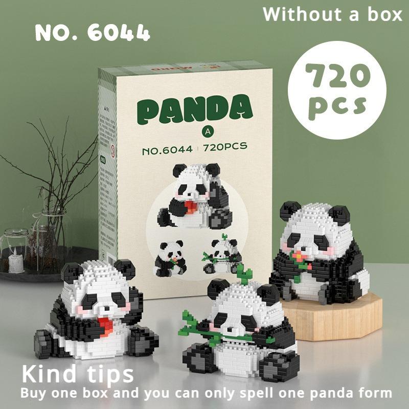 Детские строительные блоки Panda Toys Good Guy Without Box（one panda）