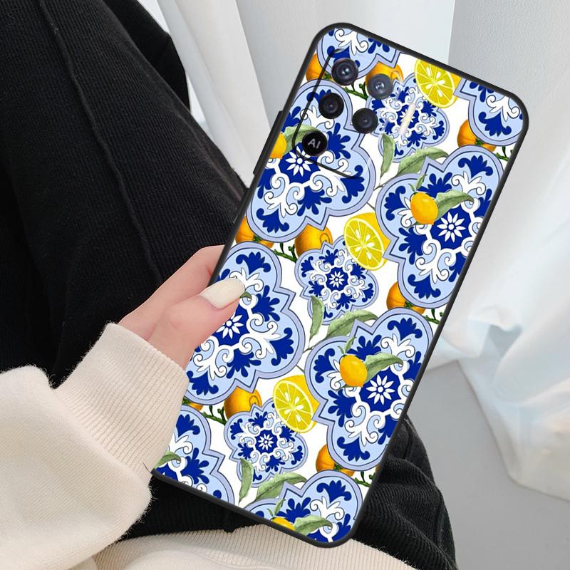 

Mediterranean Lemon Case For Oppo A96 A76 A16 A60 A98 A58 A78 A18 A38 A80 A40 A77 A57 A17 A74 A54 A94 A15 A5 Pro OPPO A54 4G