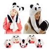 [Xiang Ru] Animal Hat for Christmas Cosplay, Ox, Tiger, Panda, Rabbit, Year of the Rabbit, Includes Gloves and Scarf, Cute Plush Kigurumi Costume for