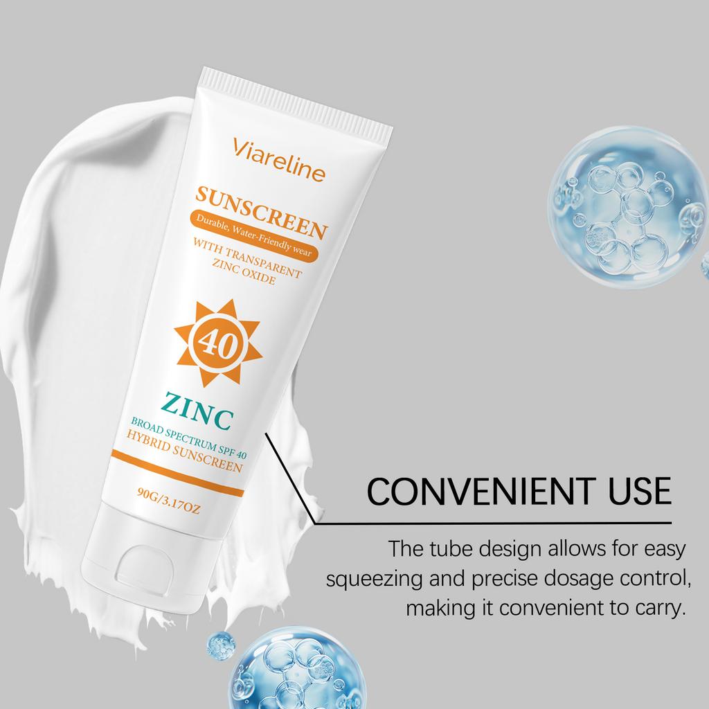 VIARELINE Lightweight Waterproof Protective Cream for Outdoor and Daily Use Gentle Skin Care