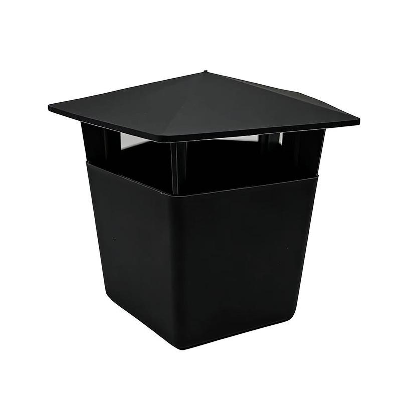 Зеленая пластиковая садовая ловушка для слизней и улиток 12cm*12cm*10cm Black темно-зеленого