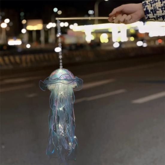 Jellyfish LED Lamp Soft Lighting Battery Operated Jellyfish Lantern LED Hanging Lamp Decoration Holiday Gift for Party