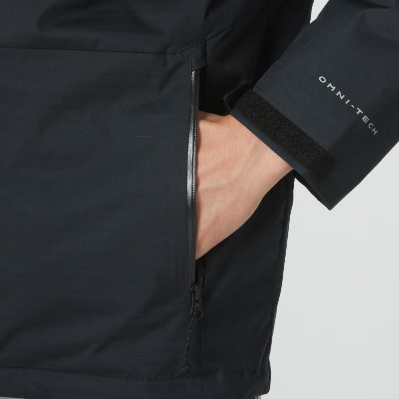 Columbia Waterproof Windproof Warm Three-In-One Jacket With Cotton Lining Men Jackets Black WE9872-010