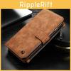 Suitable Iphone For Multifunctional Zipper Leather Phone Case Split Leather Case