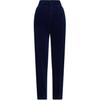 Polo SS24 Solid Color Loose High-Waisted Pocket Tapered Casual Pants Women Pants Indigo WMPOPNTNDL20231-410