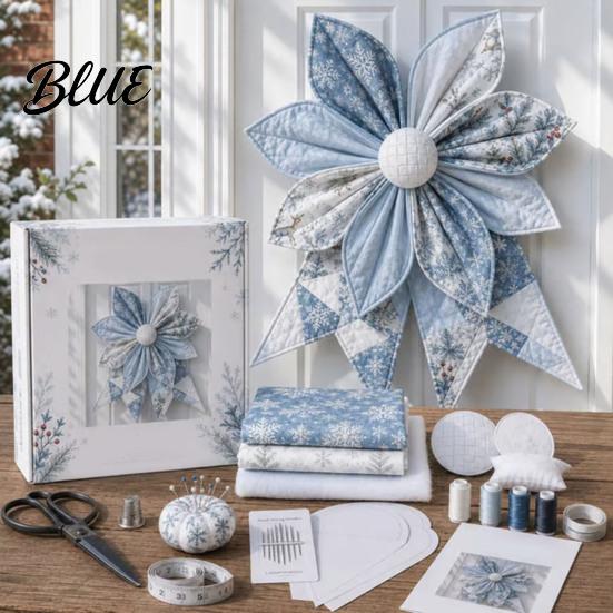 Kit de Couture pour la Fabrication d'Accessoires pour Cheveux Grand Nœud Patchwork Kit de Couture DIY Ensemble de Fournitures en Tissu Matériaux de Décoration faits à la Main Pack de Matériaux Décoratifs pour
