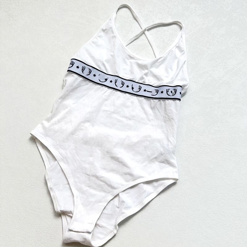 

Trendy Luxury Universe Blogger Pure Cotton Jumpsuit Summer Can Be Worn outside Stretch Tights Casual Exposed Back Cami White (non-refundeable) EU.L