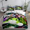 Gintama Anime Beding Set Printed Bed Set With Pilowcase Bed Soft Duvet Cover Soft Single Double Quen Super King-Sized Dimensionsd Dimensions Bed Linen