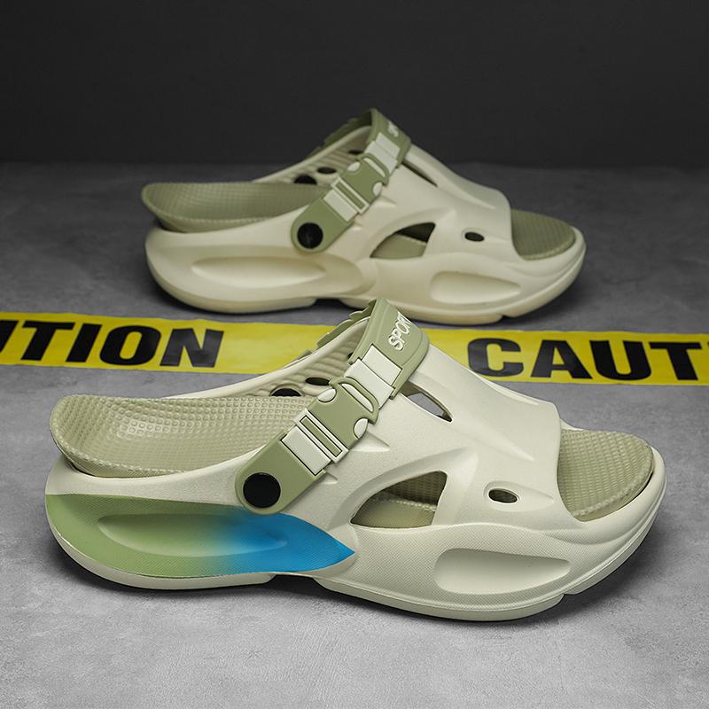 Fashion CYYTL Mens Slippers Casual Summer Outdoor Beach Shoes Sandals Walking Slides Comfort Lightweight Designer Fashion Leather Luxury