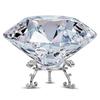 Peso de Papel de Cristal Diamante K9 MerryNine com Suporte de Metal