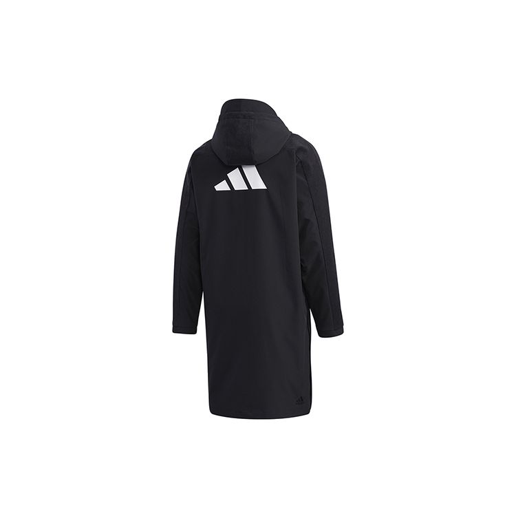 Adidas Ultraboost Jacket Long Windproof Warm-Up Hooded Coat Men Outerwear Black GM4450