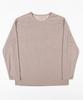 Seuteulaikeu Drop Shoulder Loose Fit Linen T-Shirt (Beige)