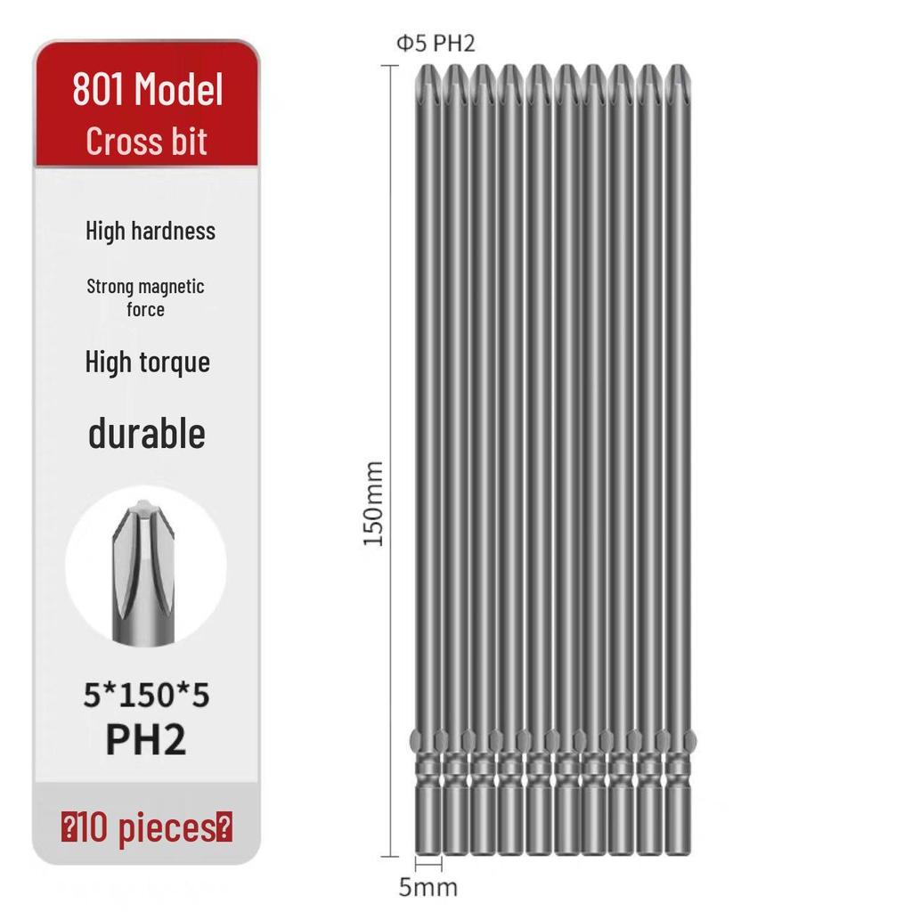 Cross 800 S2 Steel Magnetic Screwdriver Bits (801 & 802) for Electric Drills