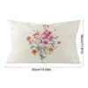 Spring Pillow Cover Farmhouses Pillowcases 30x50cm Floral Plant Decorative Cushions Case Waist Pillowcase for Sofa Couch