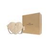New COACH Heart Quilted Leather Heart Bag, Shoulder Bag, Crossbody Bag Trumpets Women's Beige CE725-B4IY