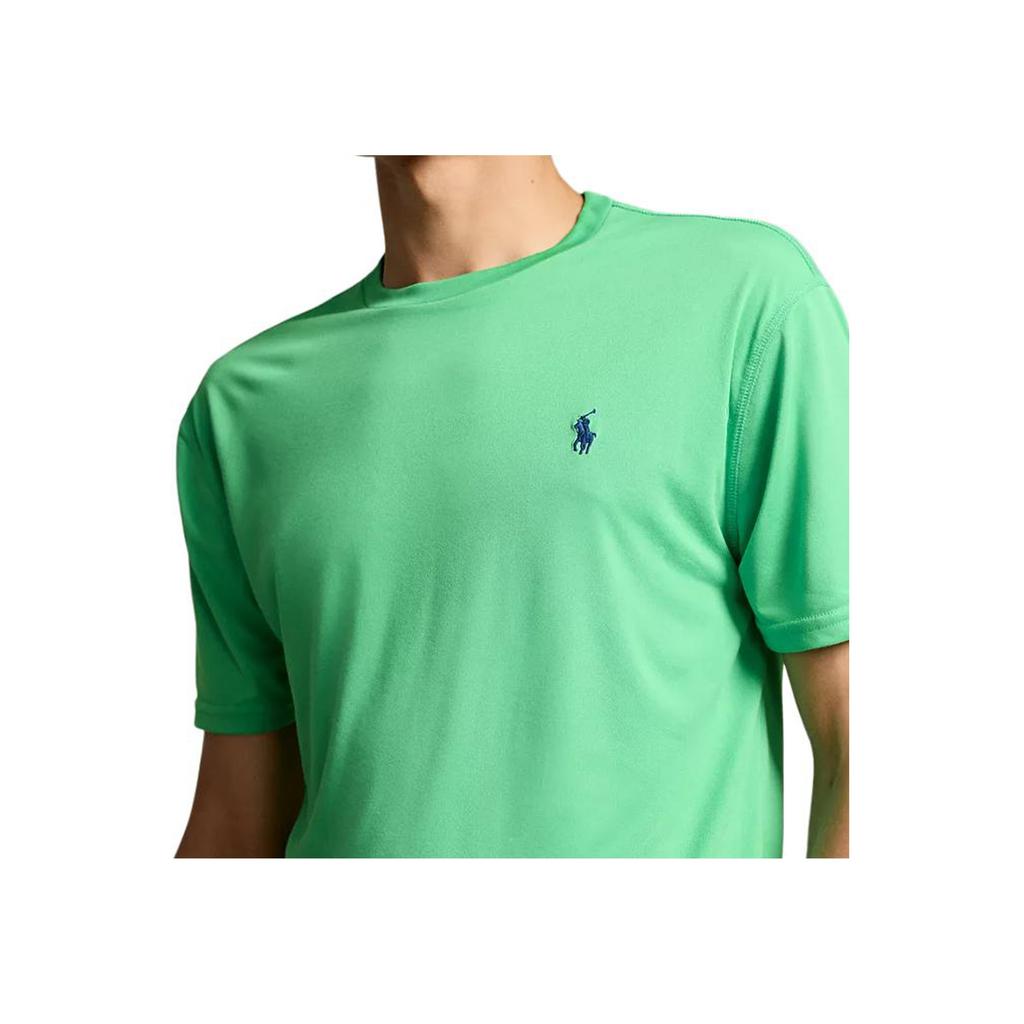 Polo Ralph Lauren Solid Color Pony Embroidered Crew Neck Short Sleeve T-Shirt Men Tops Green 710865767-017