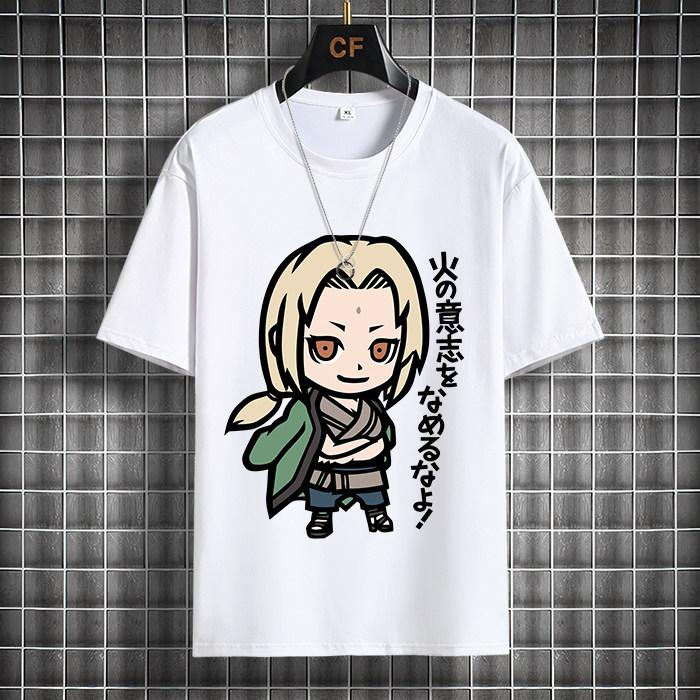 Leisure Naruto Childrens Tshirt Summer New Anime Peripheral Printed Parentchild Outfit Pure Cotton Fashionable Tshirt