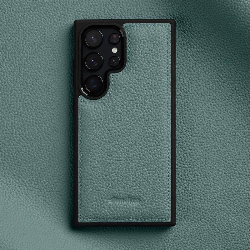 Melkco 100% Echtes Leder Case für Samsung Galaxy S23 S24 S25 Ultra Plus Premium Luxus Hülle Rindsleder Business Handyhüllen