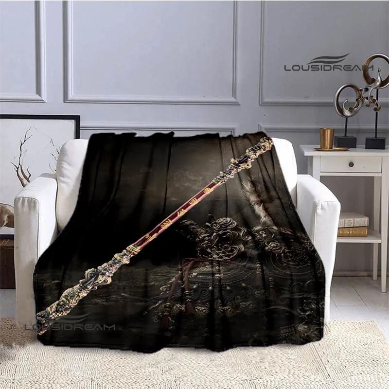 3D game Black Myth: WuKong Printed blankets Warm Flannel blankets Soft and comfortable blanket bed linings Birthday Gift