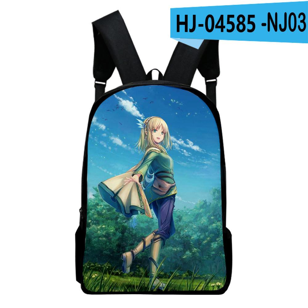 Classic Novelty WORLD OF LEADALE Notebook Backpacks pupil School Bags 3D Print Oxford Waterproof Boys/Girls Laptop Backpacks