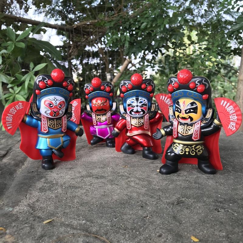 Buy 4 Faces Changing Creative Chinese Opera Face Changing Doll Sichuan ...