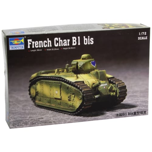 

Trumpeter 1/72 Char B1 Plastic Model