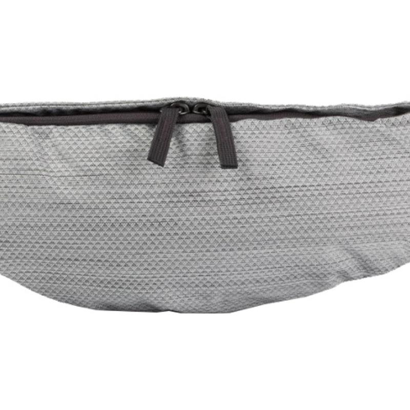 Nike Polyamide One Shoulder Crossbody Fanny Pack Regular Unisex Silver Gray Casual BA6403-133