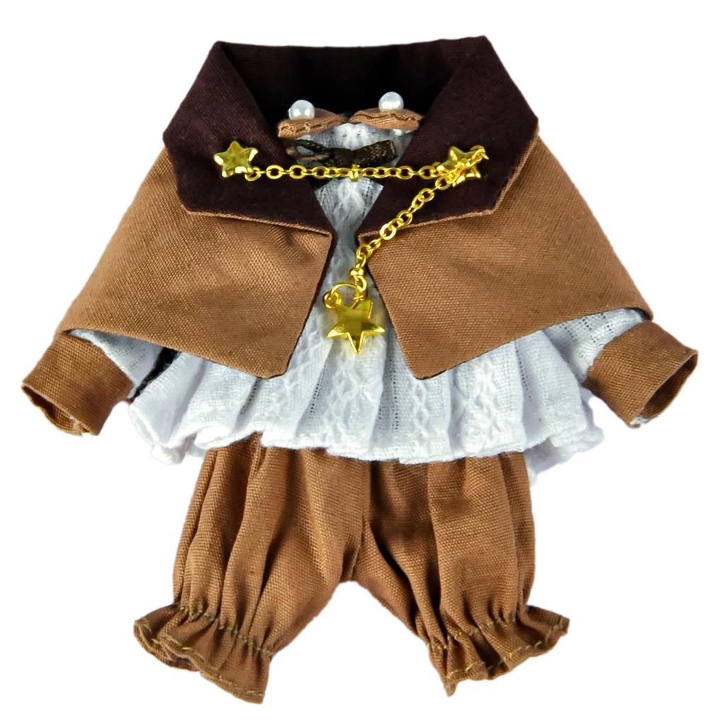 YMY BJD Doll OB11 Outfit Three-Piece Cape GSC P9 Vintage Preppy Suit 112 Scale Action Figure Clothing Christmas New Year Gift
