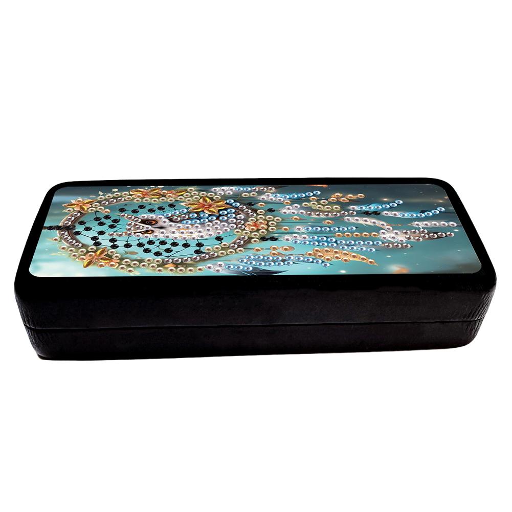 DIY Diamond Painting Glasses Storage Box Diamond Art Sunglasses Case Diamond Art Sunglasses Storage Case for Adults Beginners