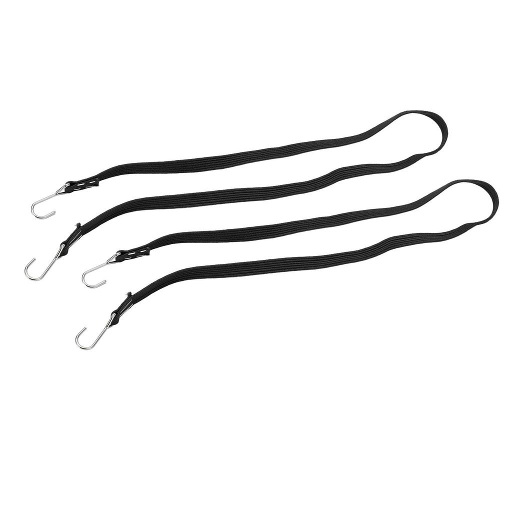 2 Stück RC Elastische Gepäckgurte Nylon Allgemein RC Bungee Spanngurt für Alle RC AutosSchwarz