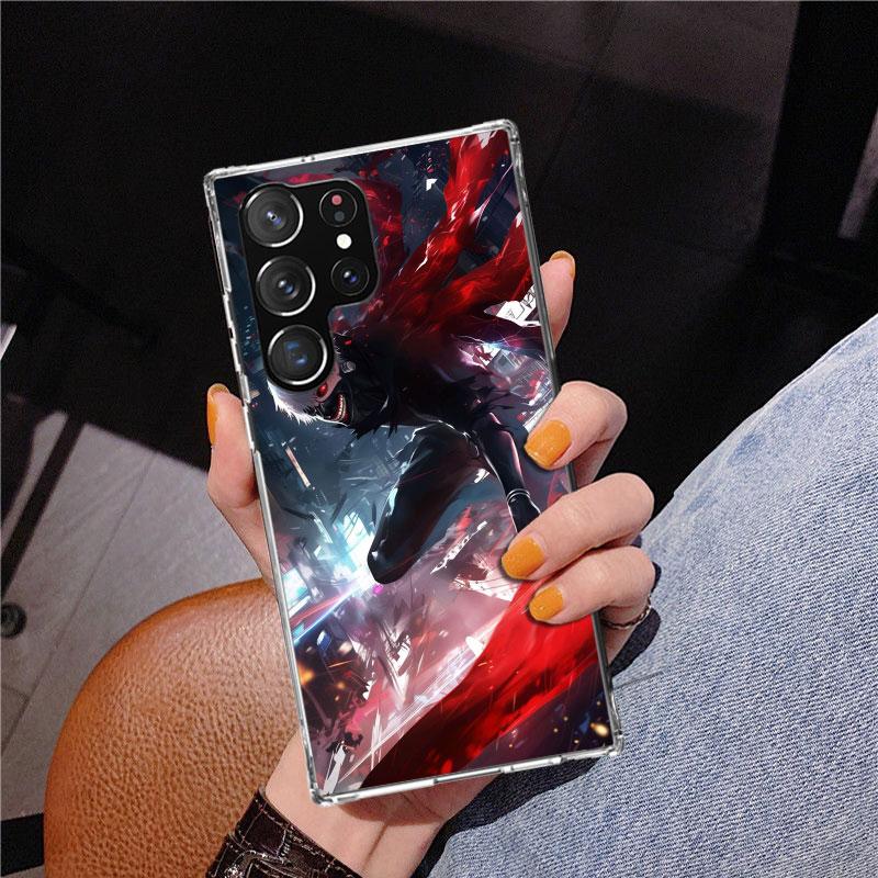 G-Ghoul Tokyo Kaneki Ken Phone Case For Samsung Galaxy S24 S25 Edge S26 Ultra S23 S22 S21 Plus S20 FE + Personalized Print Cover