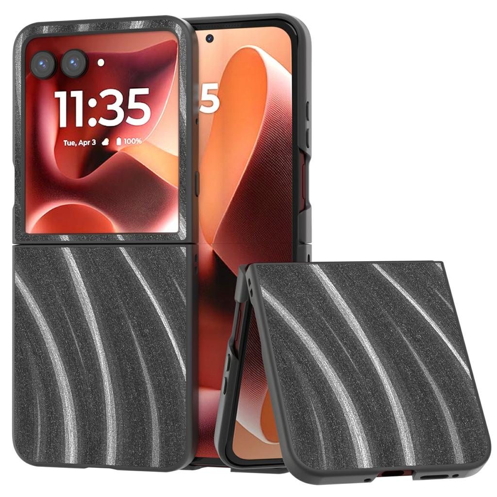 For Motorola Razr 60 Ultra 5G Case Milky Way Pattern PU+PC Shockproof Phone Cover