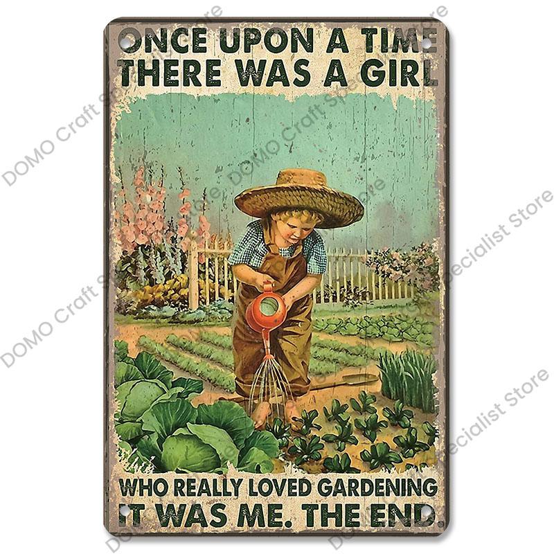 Gartenplaketten, Vintage-Metallblechschilder, Katze, Hund, Sonnenblumen, Mädchen, Metallplatte, Blumenladen, Herrenhaus, Wohnzimmer-Wanddekoration