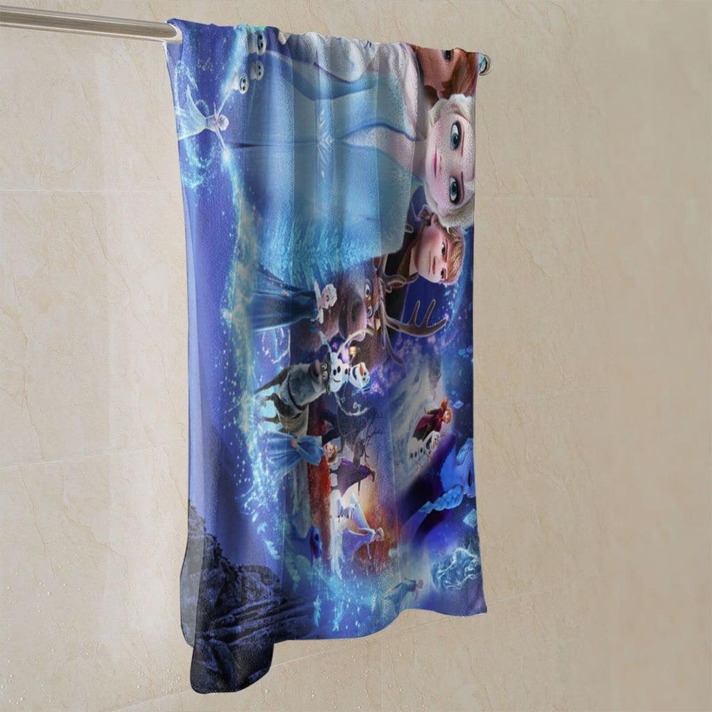 Frozen Microfiber Bath Fast Quick Instant Odor Large Face for Home or Commercial Use Towel, Absorbent, Drying, Durable, Popular, Affordable, Fluffy,