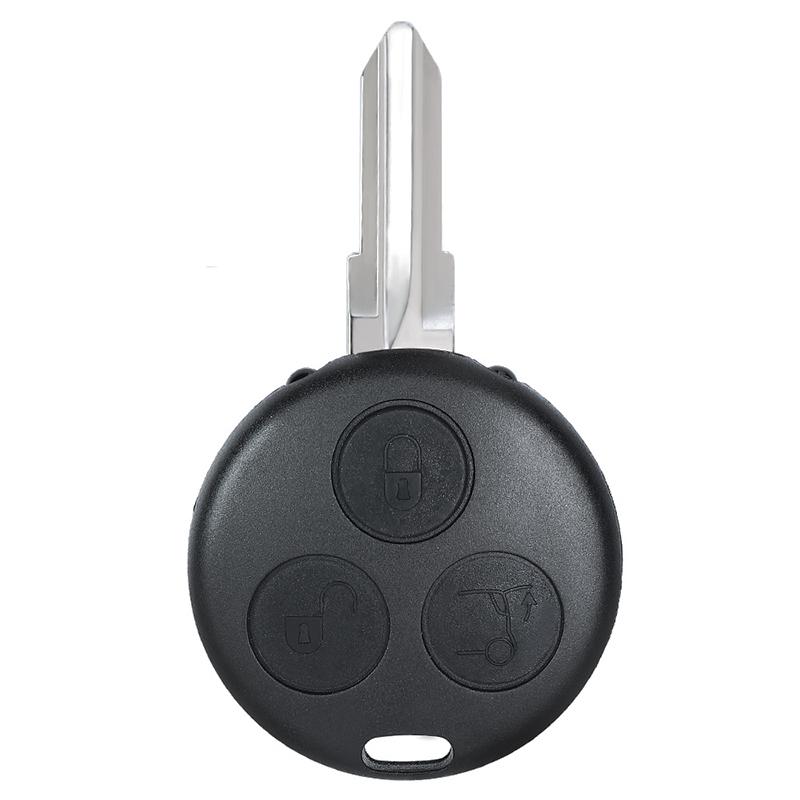KEYECU with 2 Infrared Lights 433Mhz Remote Key & Shell AEC Chip for Mercedes Benz Smart Fortwo Forfour Roadster City Passion