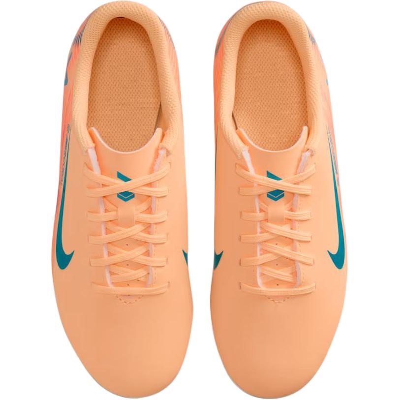 Kylian Mbappé x Nike Jr. Mercurial Vapor 16 Club GS MG Melon Tint/Igloo/Neo Turquoise Kids Cleats Orange FQ8288-801