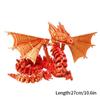 3D Printed Chinese Dragon Rotatable Dragons Kid Gifts Realistic Dragon Statue Landscaping Decoration Printed Figures Animals