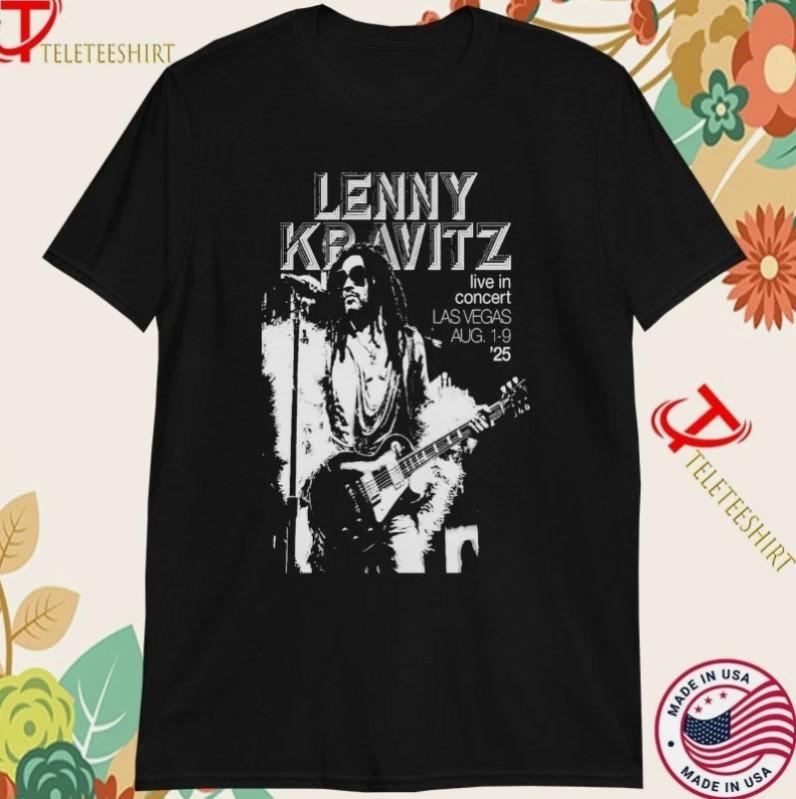 

Lenny Kravitz Show Las Vegas Live In Concert 2025 Tour T-Shirts Unisex T-Shirt XL
