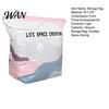 Bedding Storage Bag No Pump Vacuum Bags, Durable Reusable Oversized Three-dimensional Cube Design, Easy Compression Saves Space
