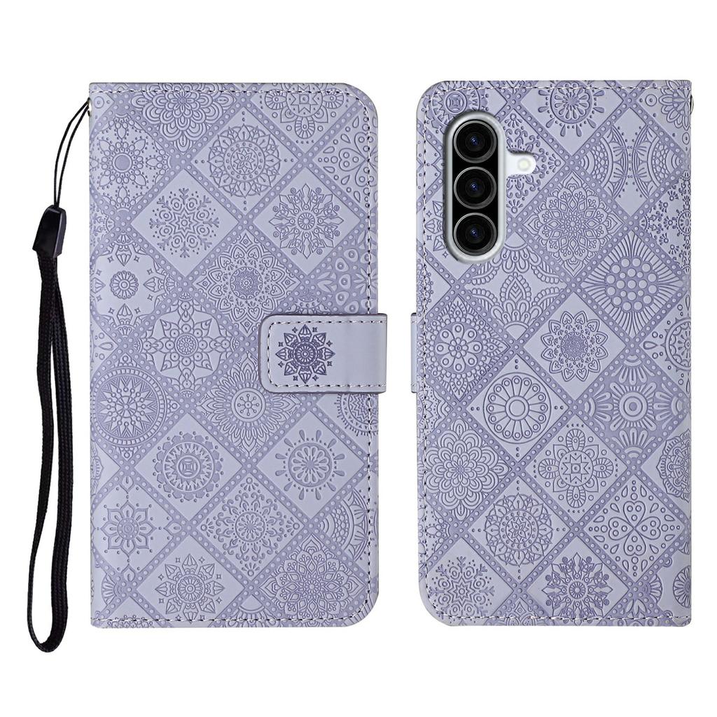 For Samsung Galaxy A36 5G Case Leather Case Ethnic Style Wallet Phone Cover with Strap