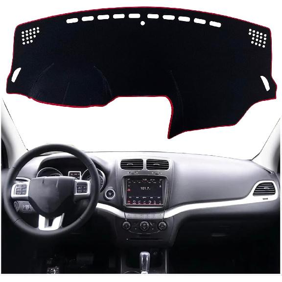 Dash Mat Cover Interior Center Console Compatible with Dodge Journey 2011 2012 2013 2014 2015 2016 2017 2018 Dashboard Mat Covers Accessories