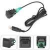 Car Radio Player USB Button Switch USB Converter Cable Adapter Car Audio Parts