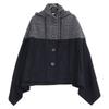 SEE BY CHLOE [Good Condition] CHS22AMA03001001S Wool Two-Tone Poncho/ Jacket S blackUsed