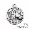 Sun Charm Moon Star Pendant Alloy Charms For Celestial Space Theme DIY Bracelet Necklace Jewelry Making Supplies For