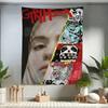 Singer Grimes Colorful Tapestry Wall Hanging Hanging Tarot Hippie Wall Rugs Dorm Wall Art Decor