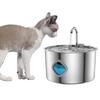 Indoor Pet Fountain 3.2L Stainless Steel Pet Drinking Fountain with 2 Filters with Silent Pump Quiet for Cats & Dogs Owners