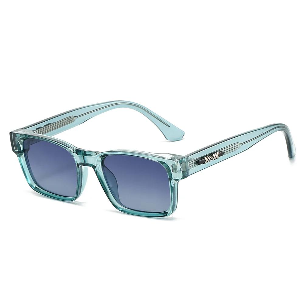 Quality Square Polarized Sunglasses Men Metal Core UV400 Unisex Sun Glasses Travel Hiking Beach Fishing Eyewear